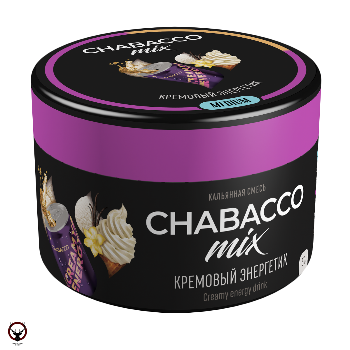 Chabacco Mix MEDIUM Creamy energy drink 50гр МРК