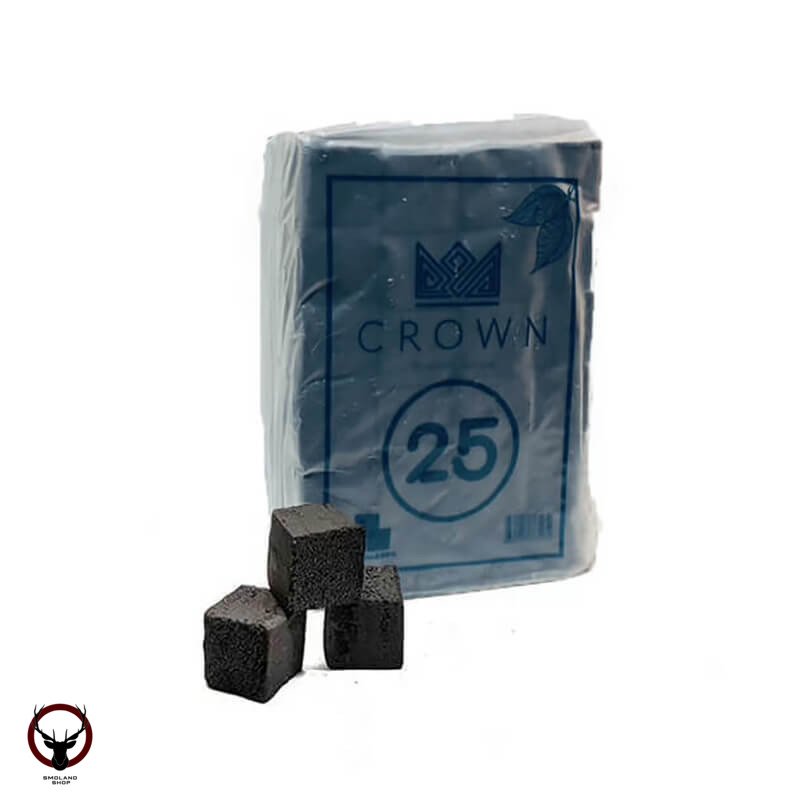 Уголь Crown horeca кокосовый 20 кг (25 мм)