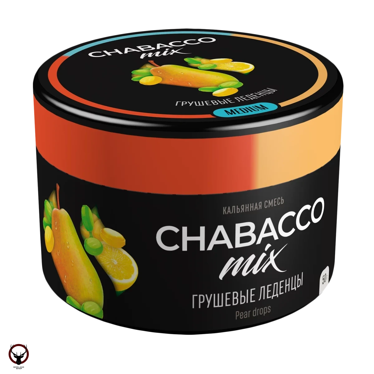 Chabacco Mix MEDIUM Pear drops 50гр МРК