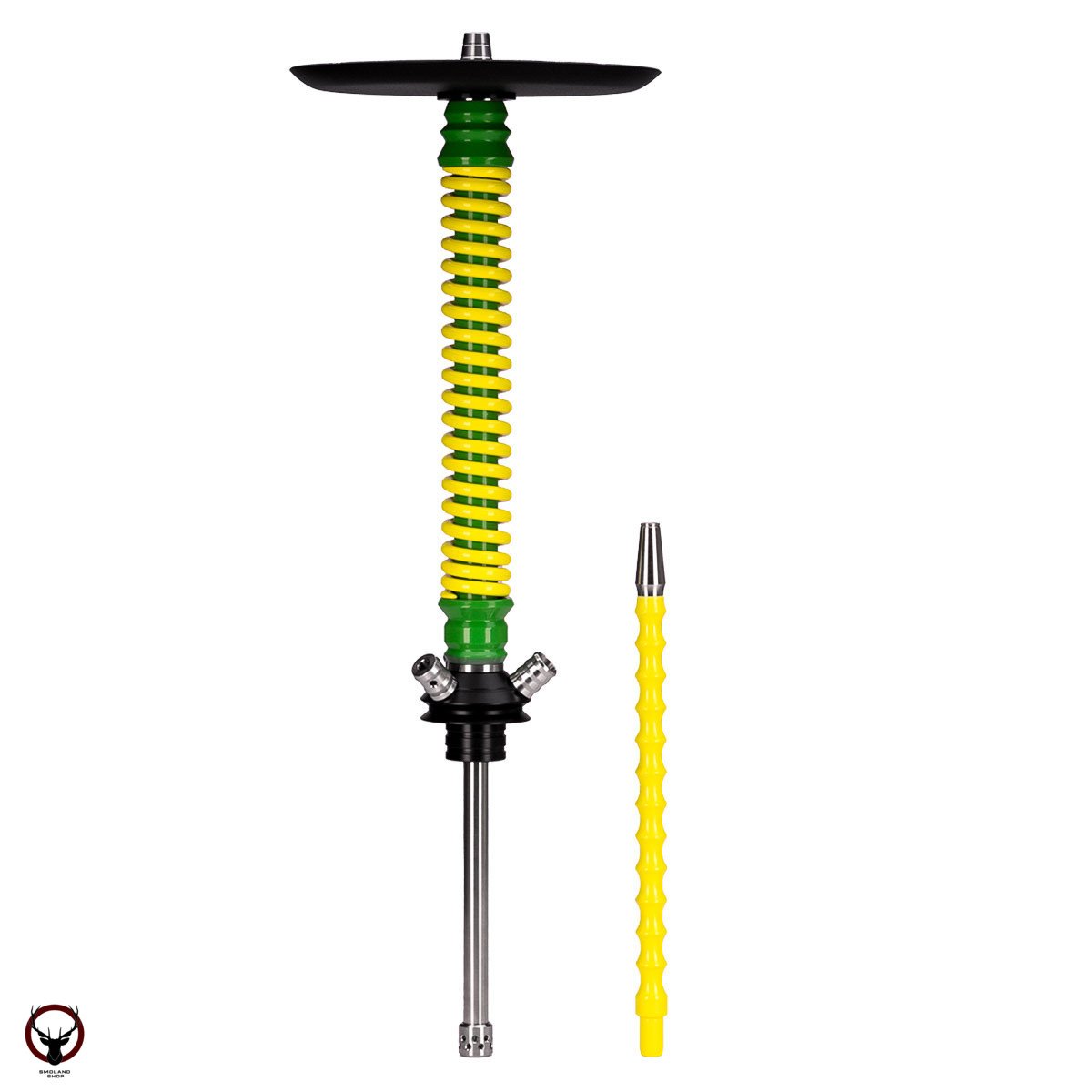 Кальян MAMAY CUSTOMS Coilovers салатово-жёлтый ф. (грав. Mamay) (без колбы)