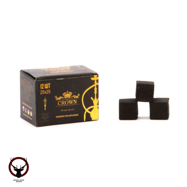Уголь Crown кокосовый 12 шт (25 мм)