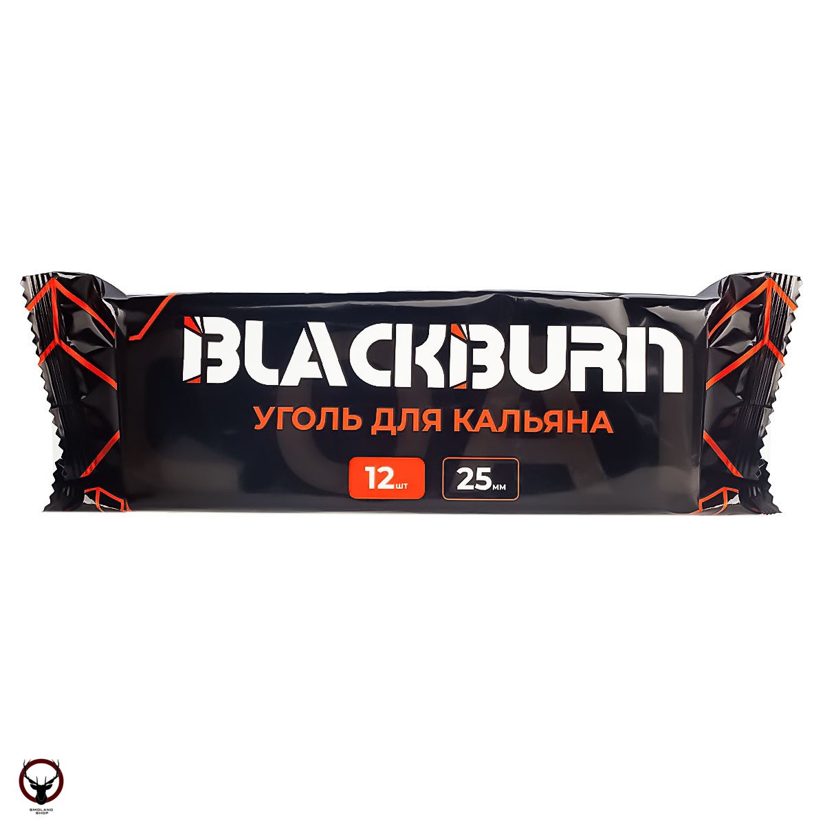 Уголь BlackBurn кокосовый 12 шт (25 мм)