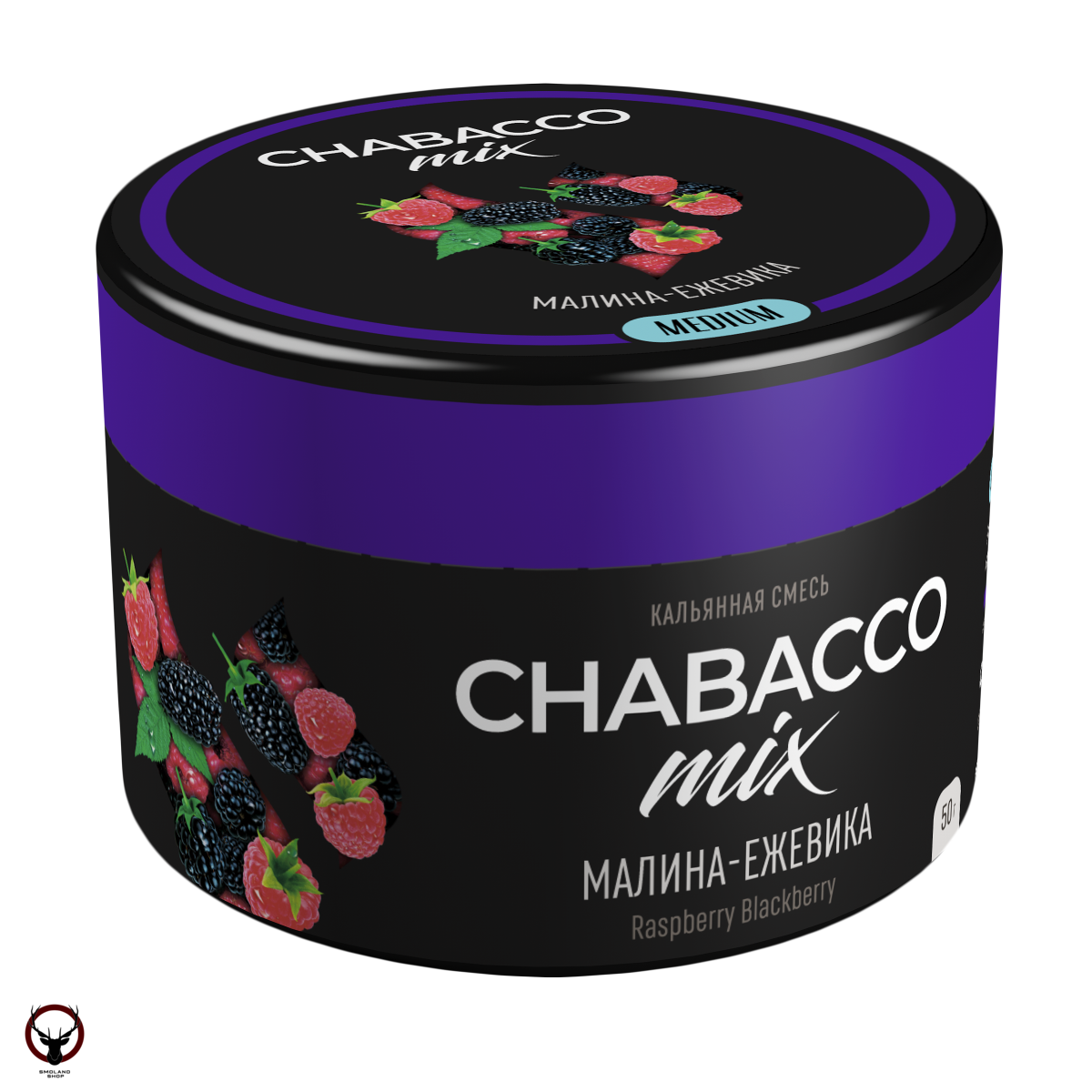 Chabacco Mix MEDIUM Raspberry blackberry 50гр МРК