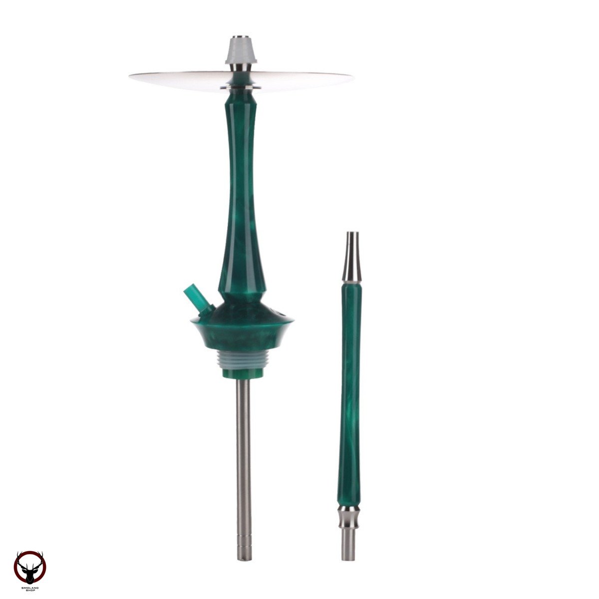 Кальян UNION Sleek акрил Full бирюзовый