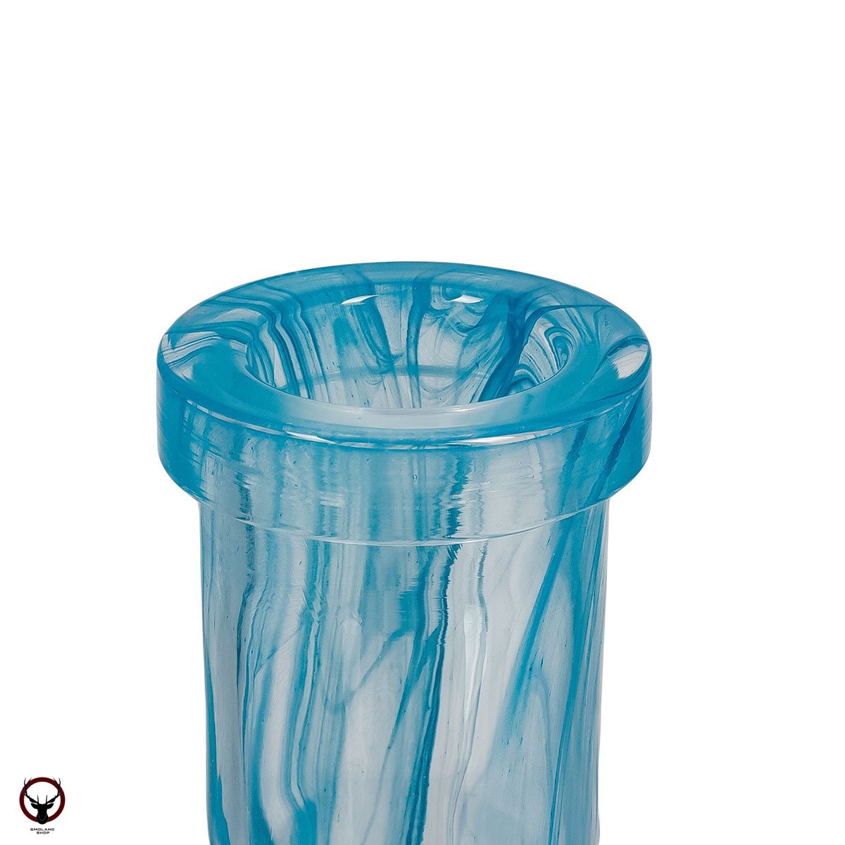 Колба Vessel Glass Пирамида бирюзовый алебастр