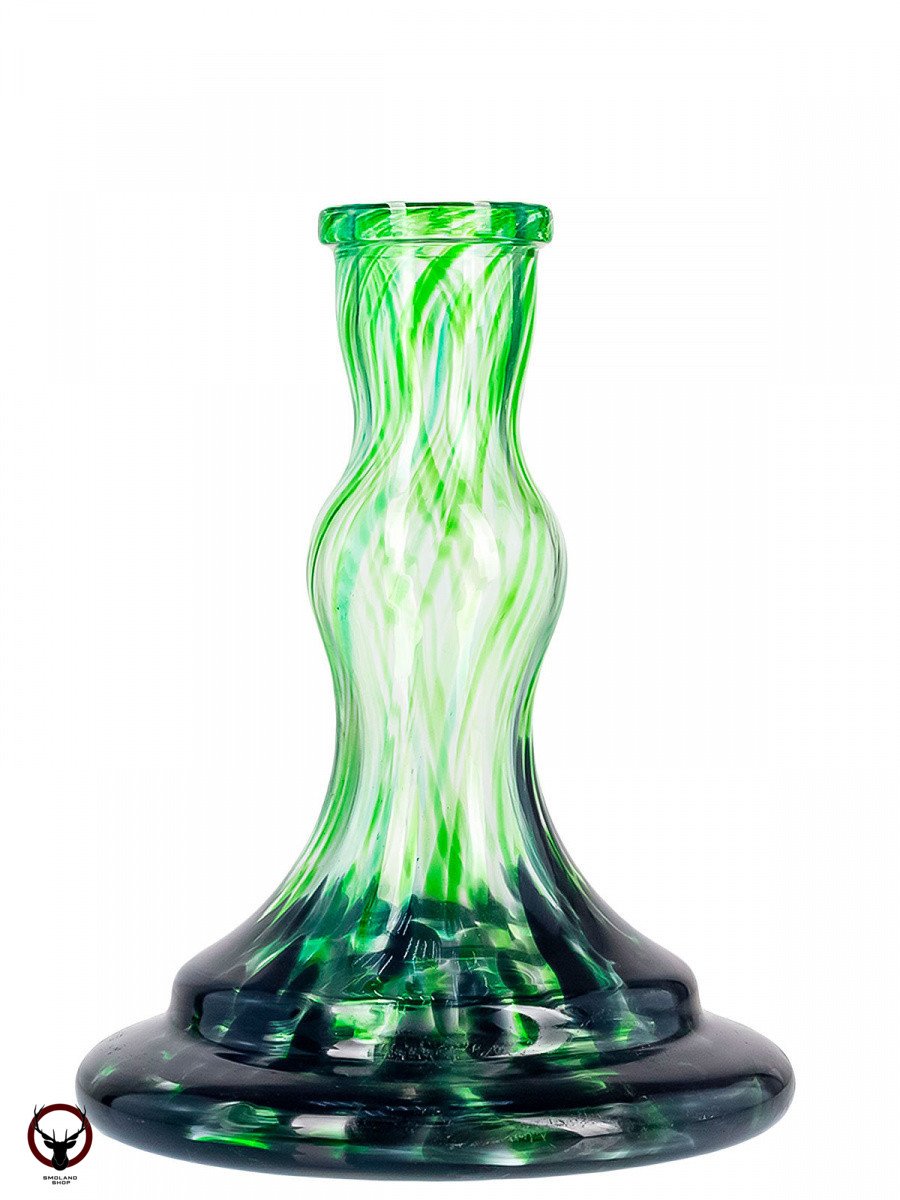 Колба Vessel Glass Волна крошка чёрно-зелёная