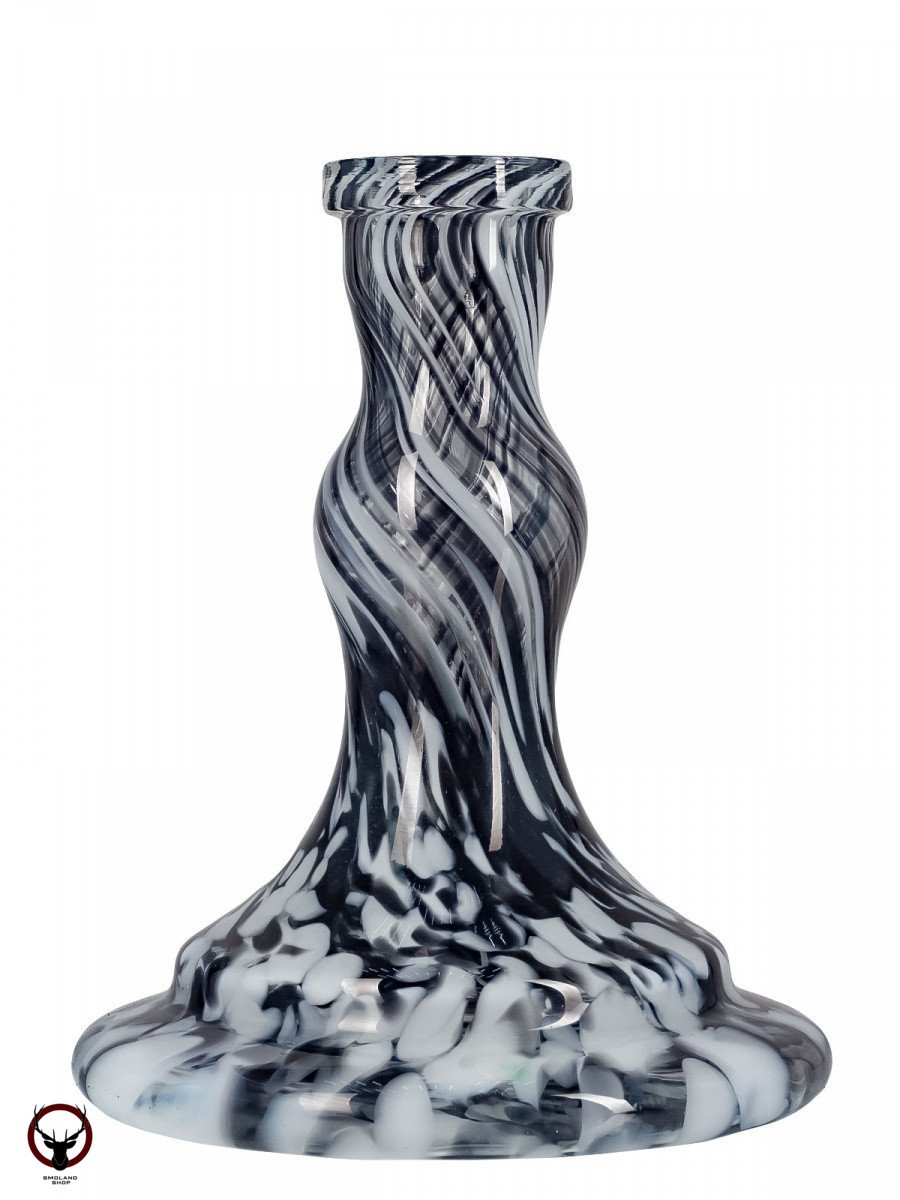 Колба Vessel Glass Волна крошка чёрно-белая