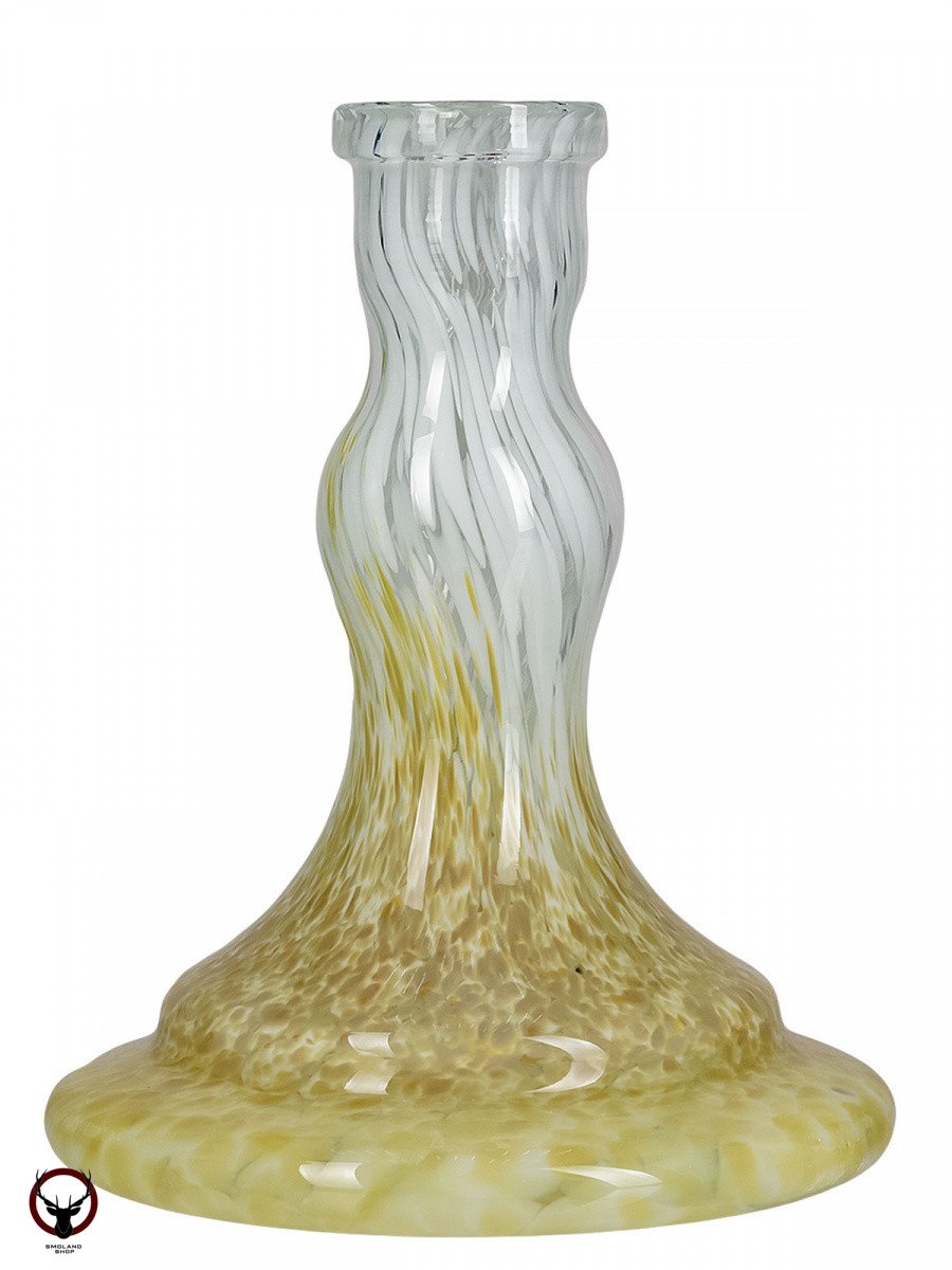 Колба Vessel Glass Волна крошка бело-зелёная