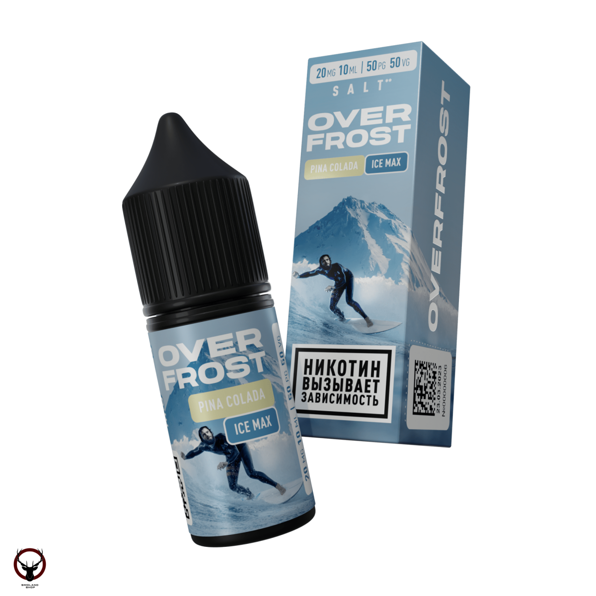 Жидкость «Over Frost» Pina Colada Ice Max 10 мл Zero МРК