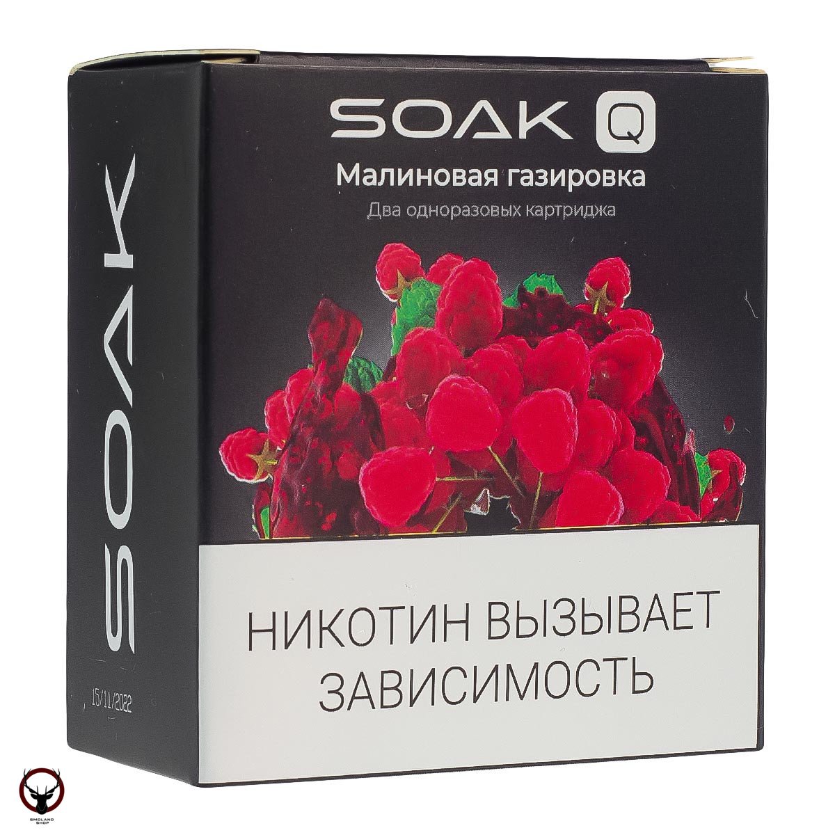 Картридж SOAK Q Малиновая газировка (2шт) МРК