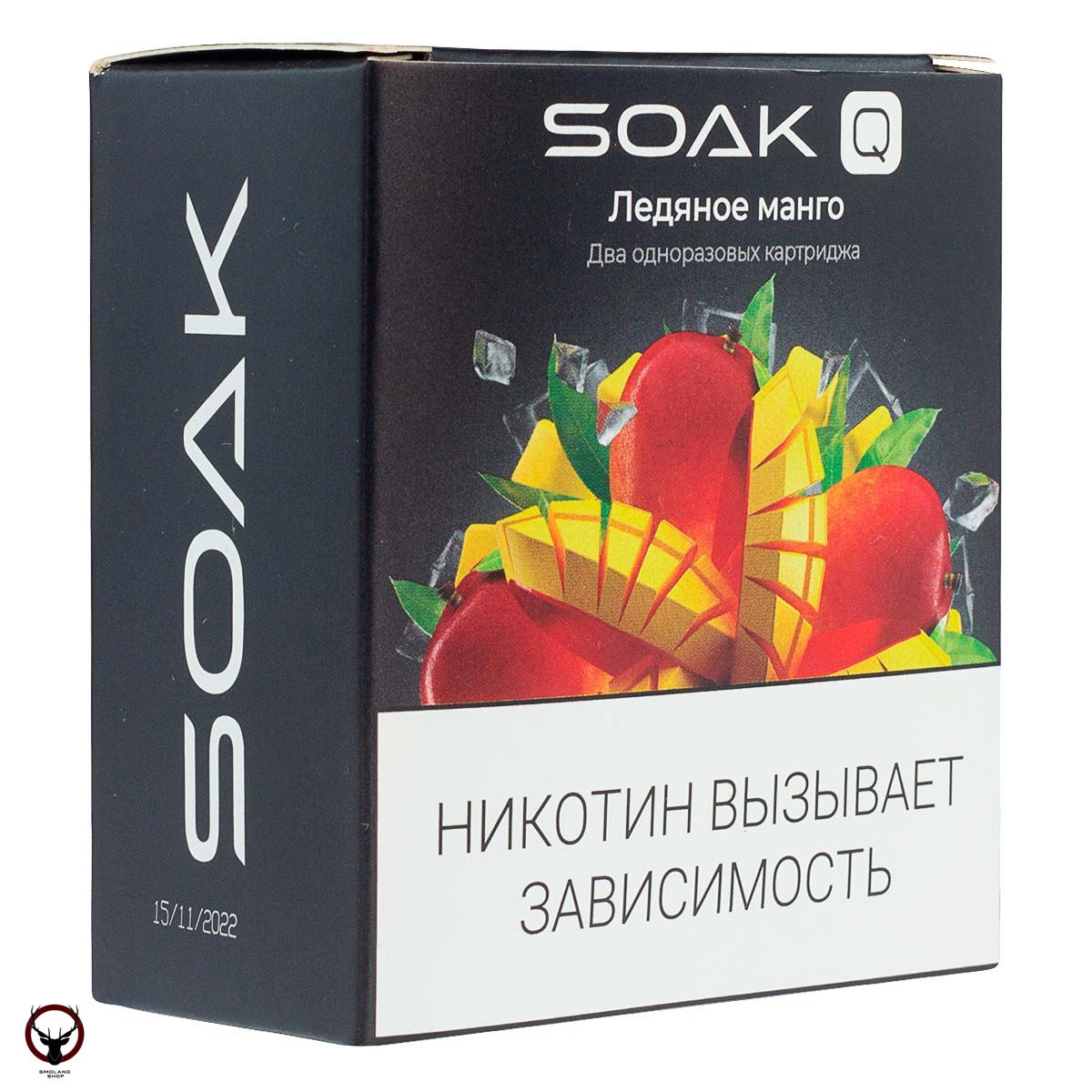 Картридж SOAK Q Ледяное манго (2шт) МРК