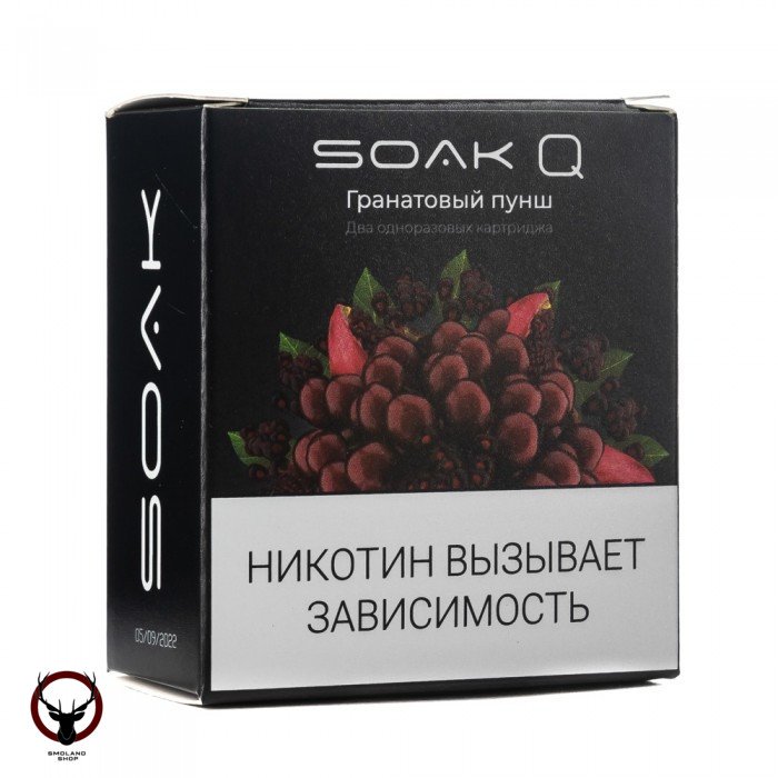 Картридж SOAK Q Гранатовый пунш (2шт) МРК