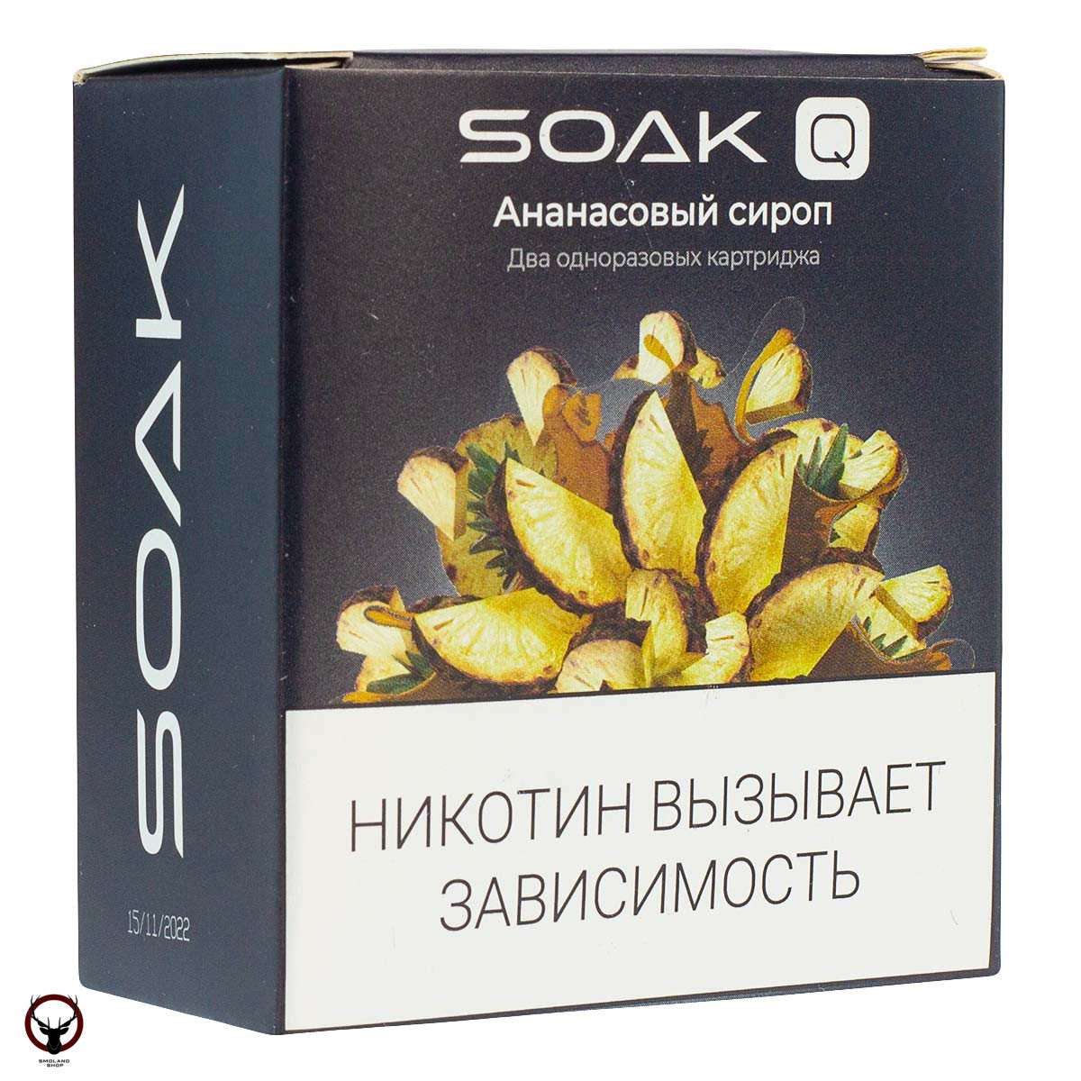 Картридж SOAK Q Ананасовый сироп (2шт) МРК