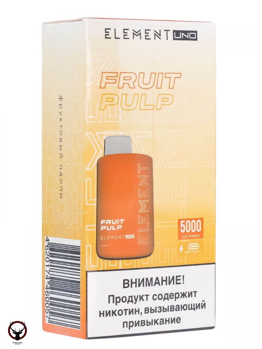 ELEMENT UNO Фруктовый палпи (5000 затяжек) МРК