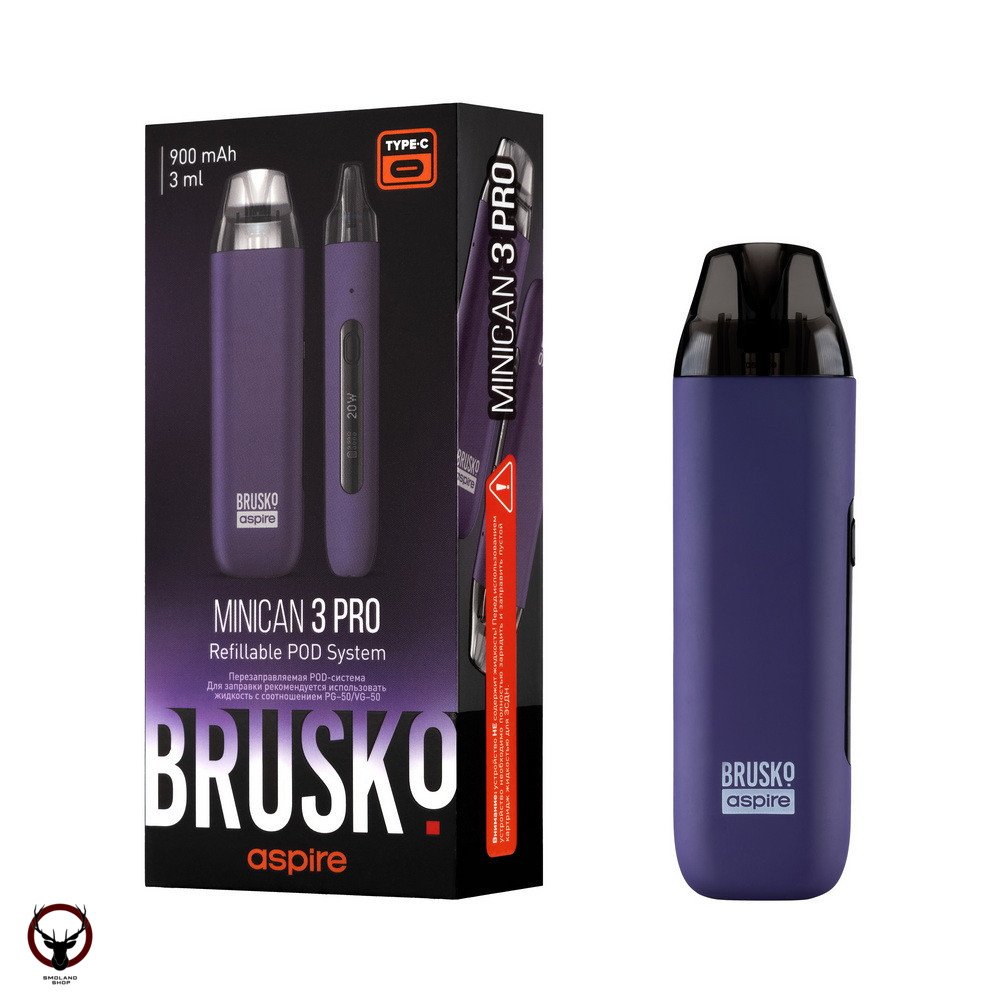 Электронная система BRUSKO Minican 3 PRO фиолетовый