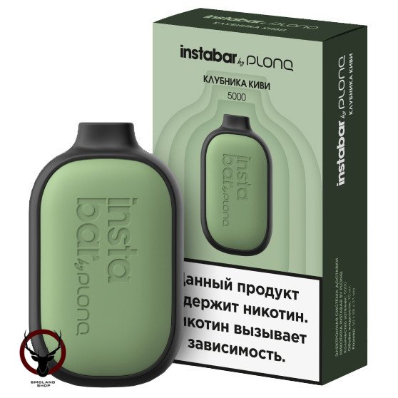 Электронная сигарета PLONQ INSTABAR Клубника киви (5000 затяжек) 20 мг