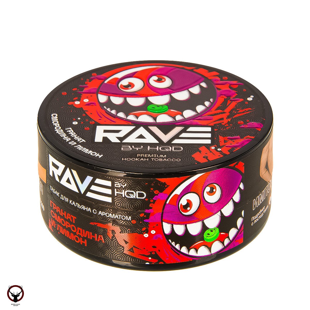 Rave by HQD Гранат, смородина и лимон 25гр МРК