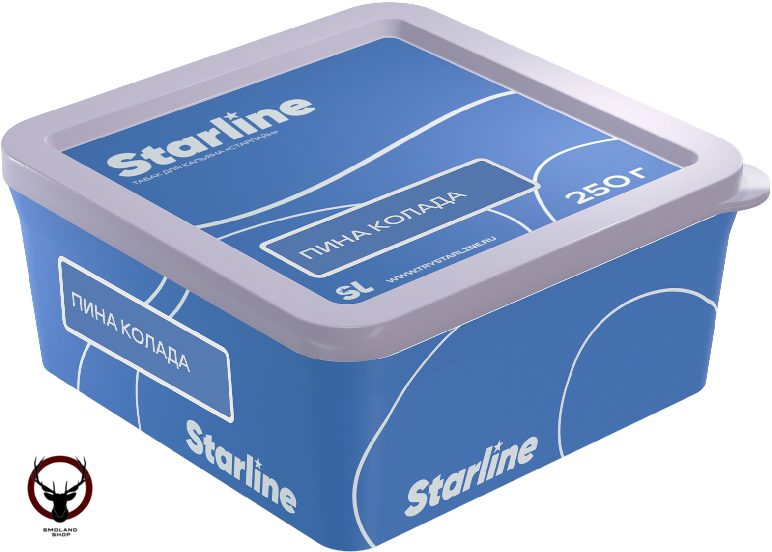 Табак для кальяна Starline "Старлайн" (Пина колада), 250 г