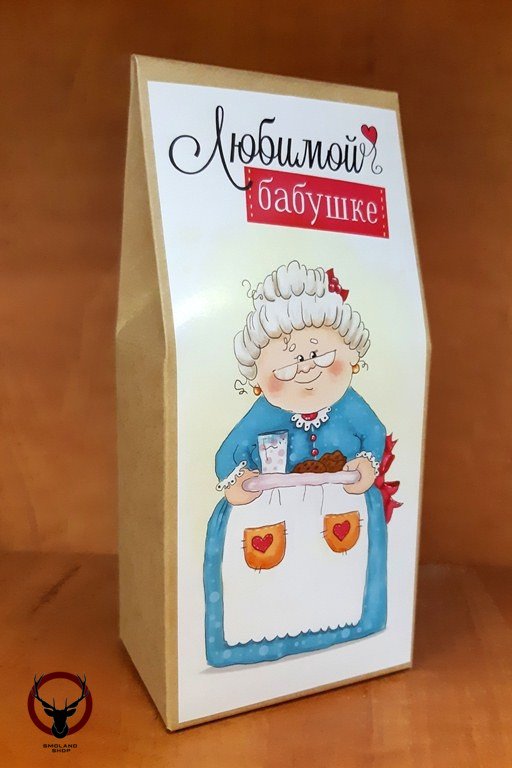 Чайный набор Ассам Любимой Бабушке в упаковке 100 гр.