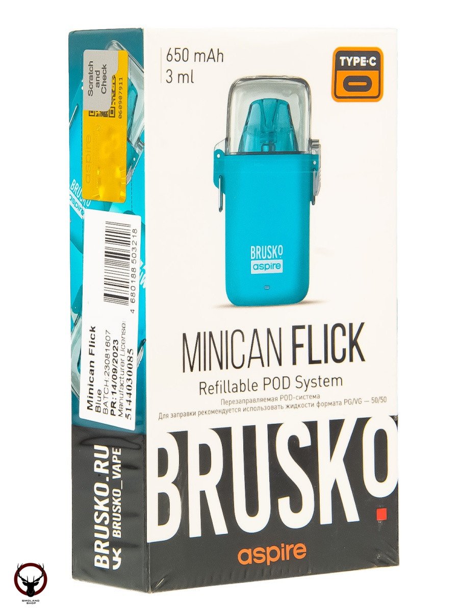 Электронная система BRUSKO Minican Flick (Голубой)