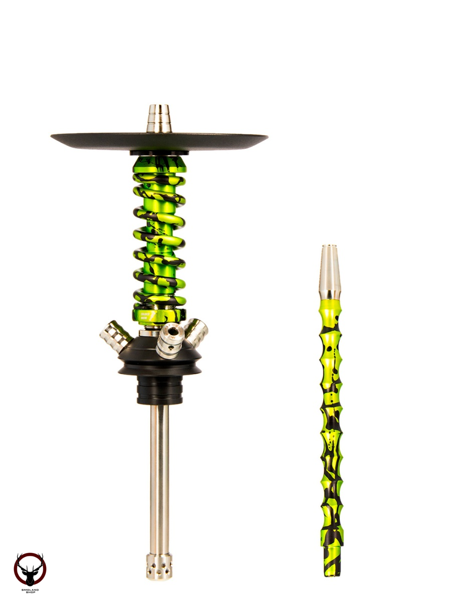 Кальян MAMAY CUSTOMS Coilover Micro салатовый сплеш (без колбы)