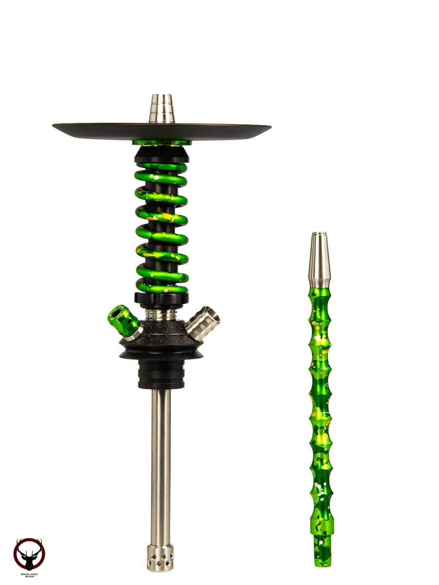 Кальян MAMAY CUSTOMS Coilover Micro Rick and Morty (грав.Ruben) (без колбы)