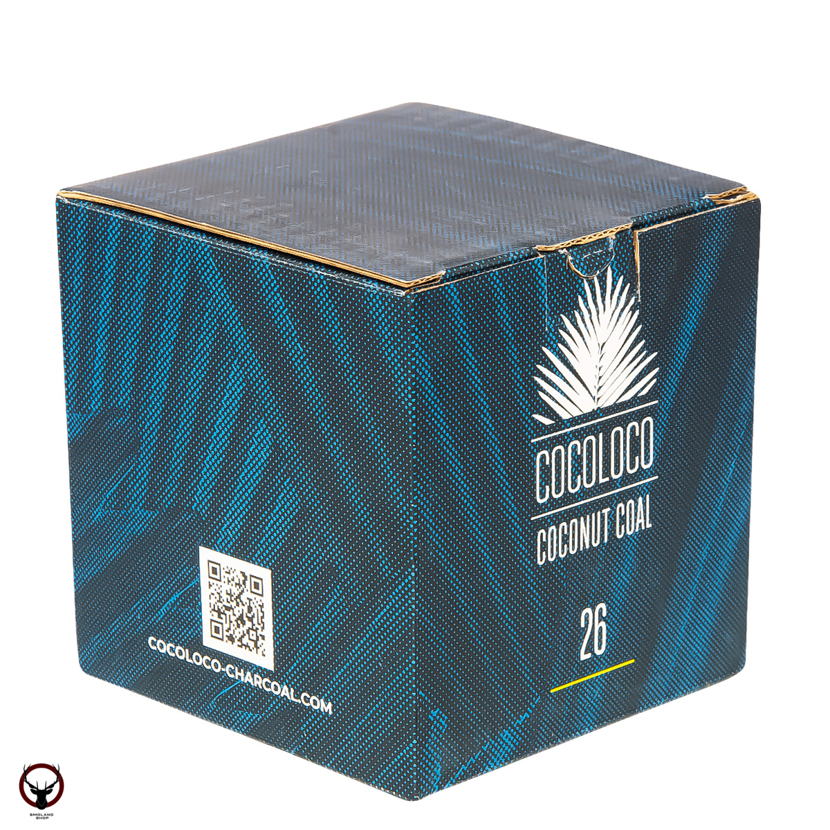 Уголь Cocoloco кокосовый 64 шт (26 мм)