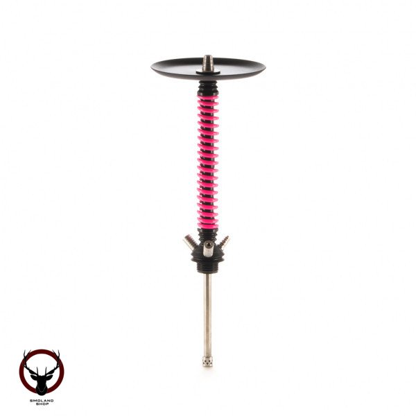 Кальян MAMAY CUSTOMS Coilovers MINI чёрно-розовый (без колбы)