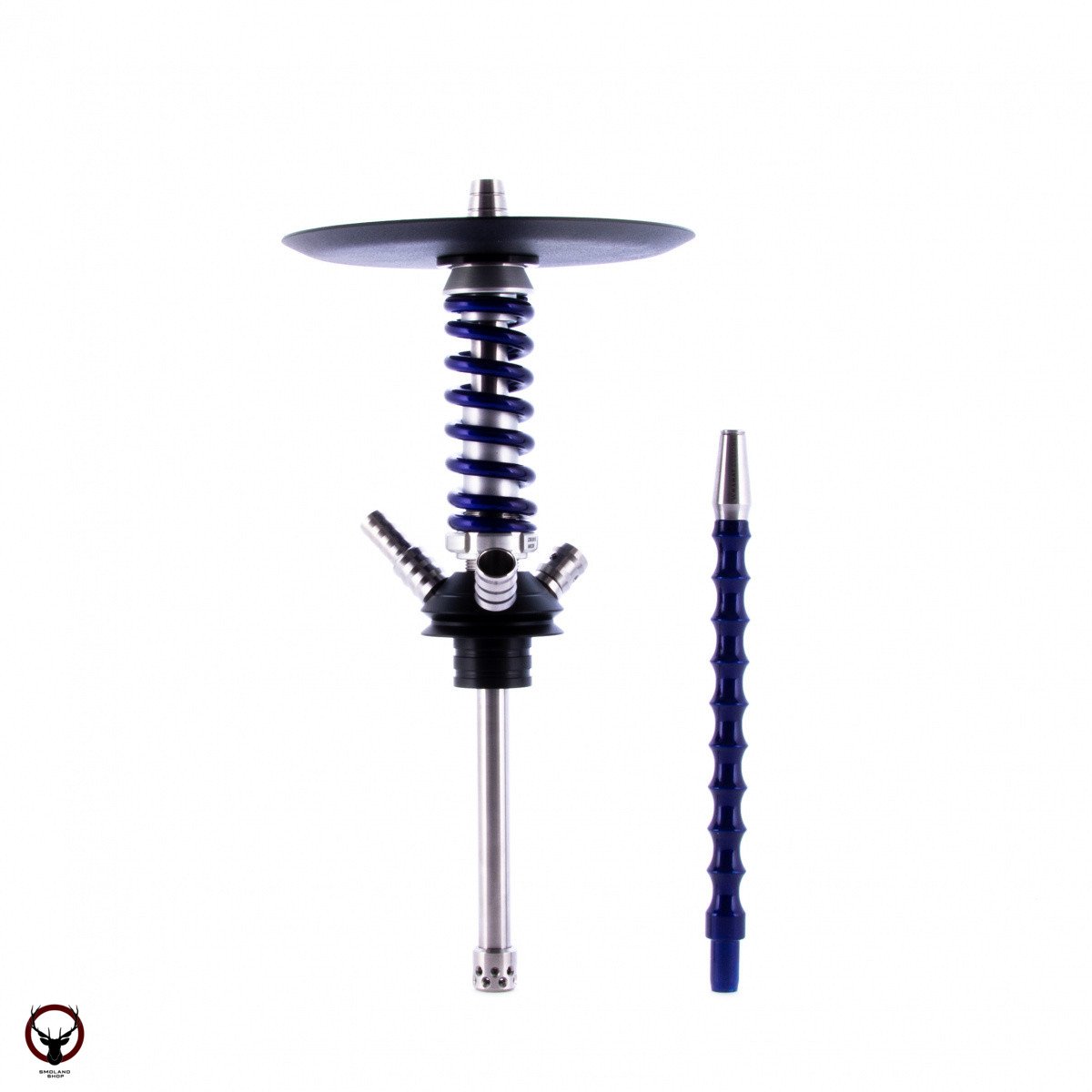 Кальян MAMAY CUSTOMS Coilover Micro серый-синий лак (без колбы)