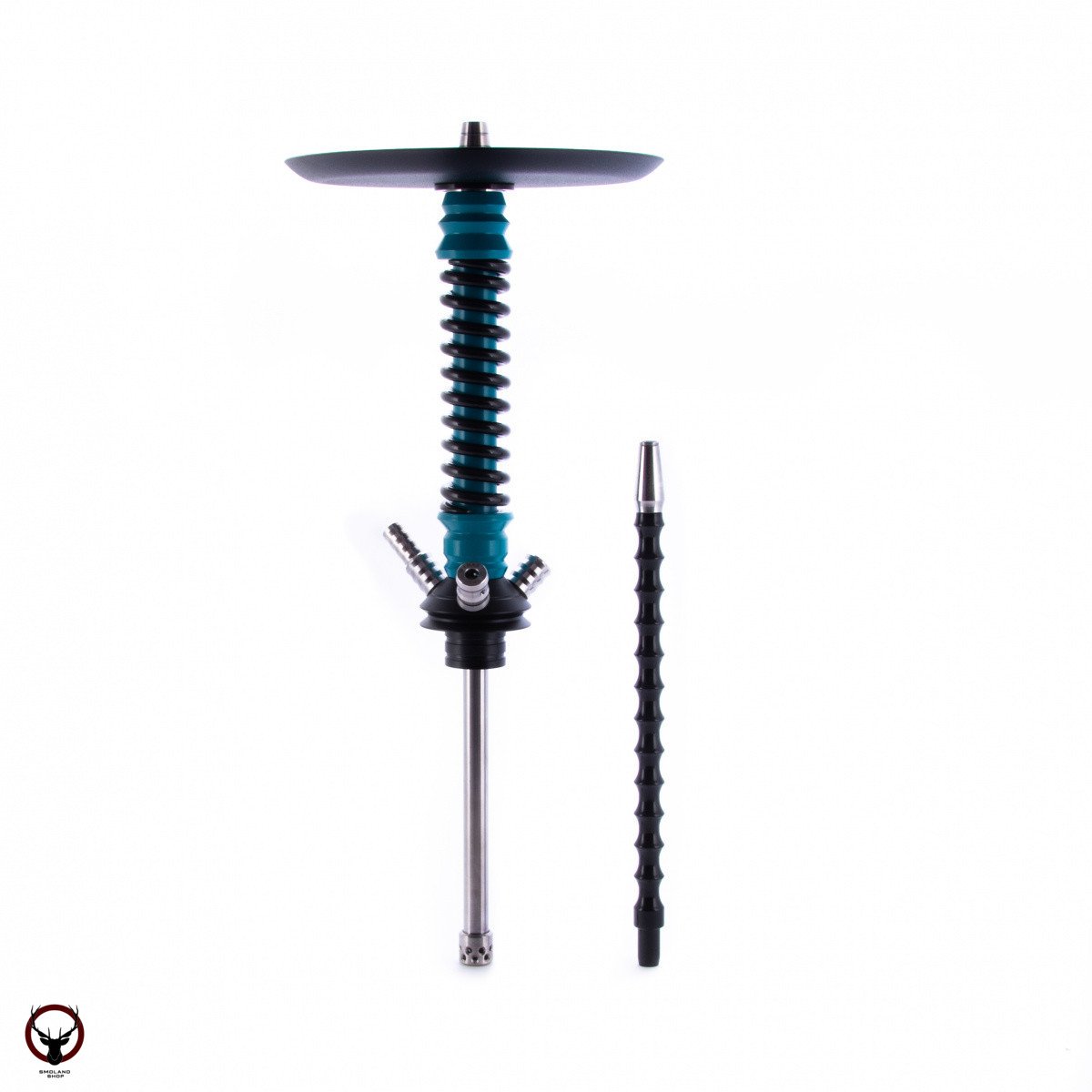 Кальян MAMAY CUSTOMS Coilovers MINI морская волна-чёрный (без колбы) гр. облака