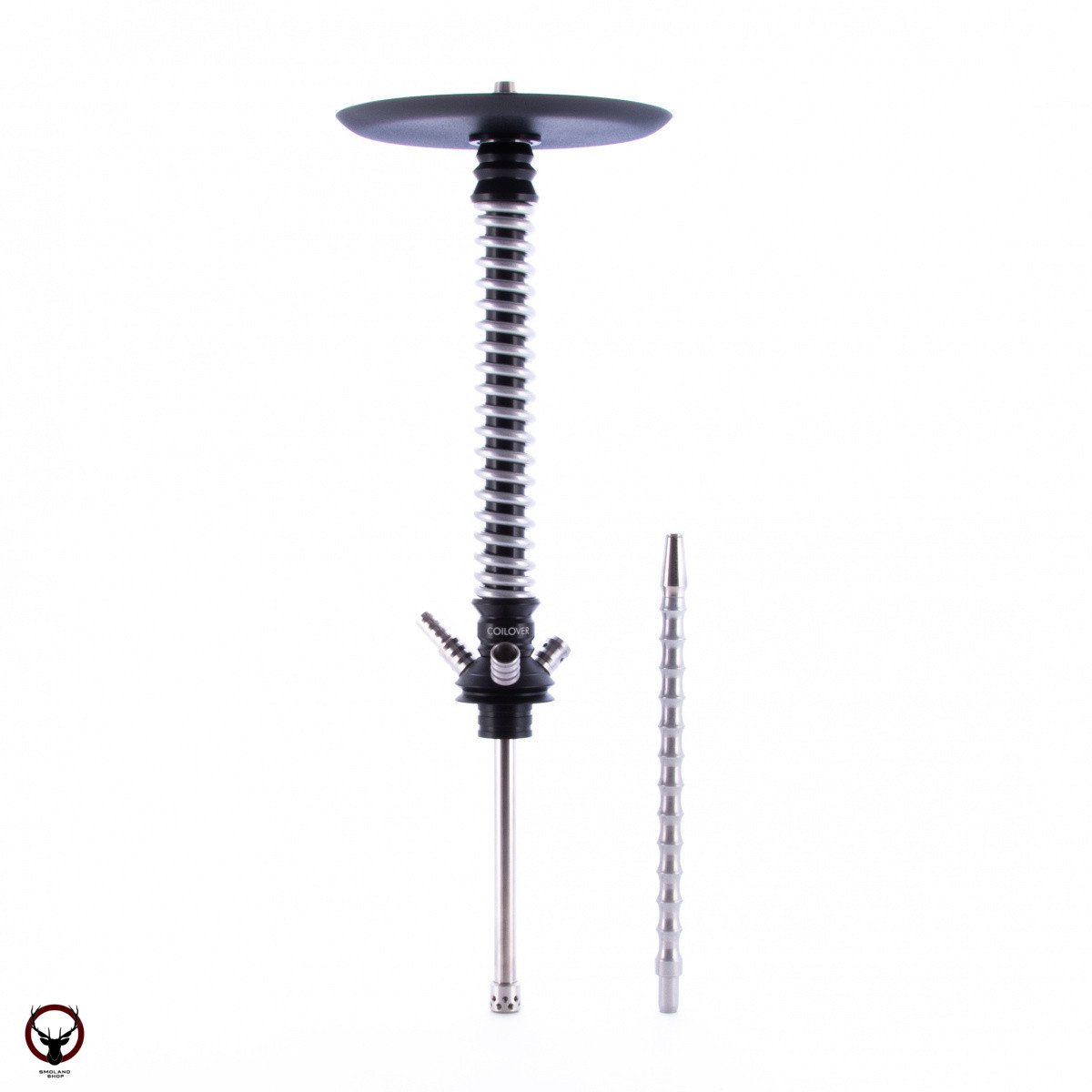 Кальян MAMAY CUSTOMS Coilovers чёрный-хром (без колбы)