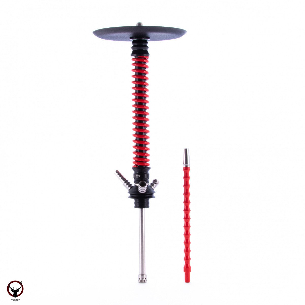 Кальян MAMAY CUSTOMS Coilovers чёрно-красный (без колбы)