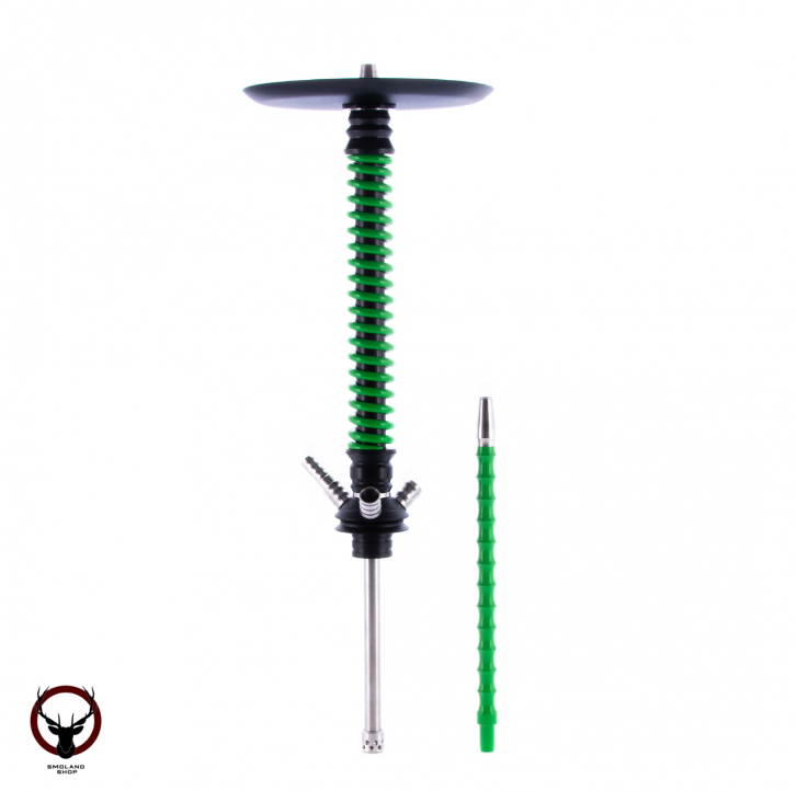 Кальян MAMAY CUSTOMS Coilovers чёрно-зелёный (без колбы)