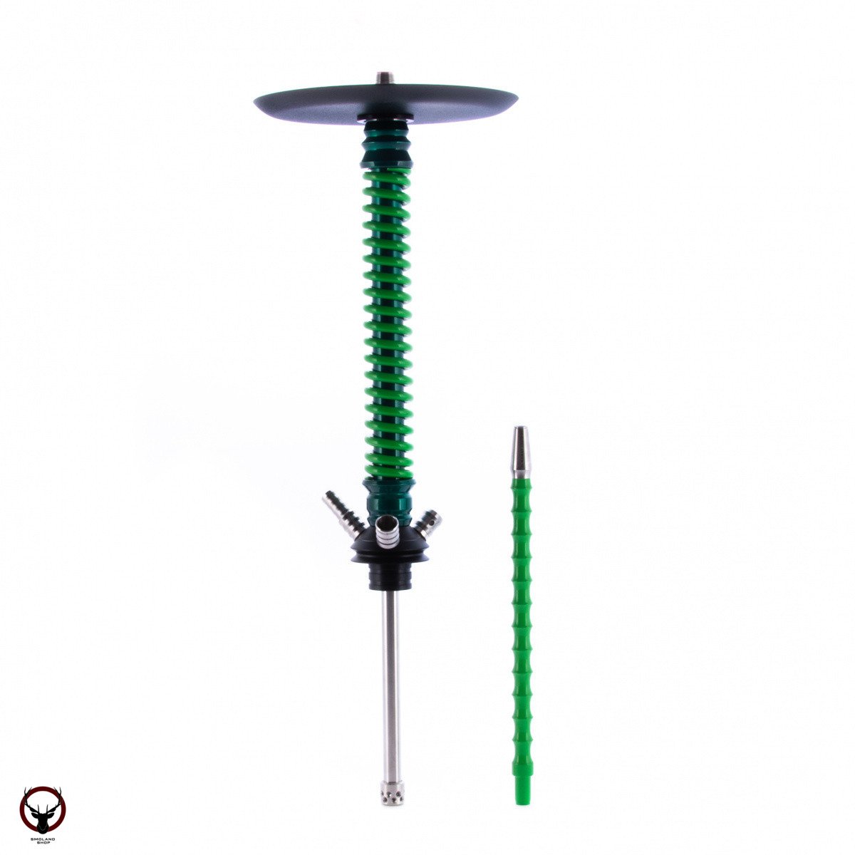 Кальян MAMAY CUSTOMS Coilovers зелёный лак-зелёный (без колбы)