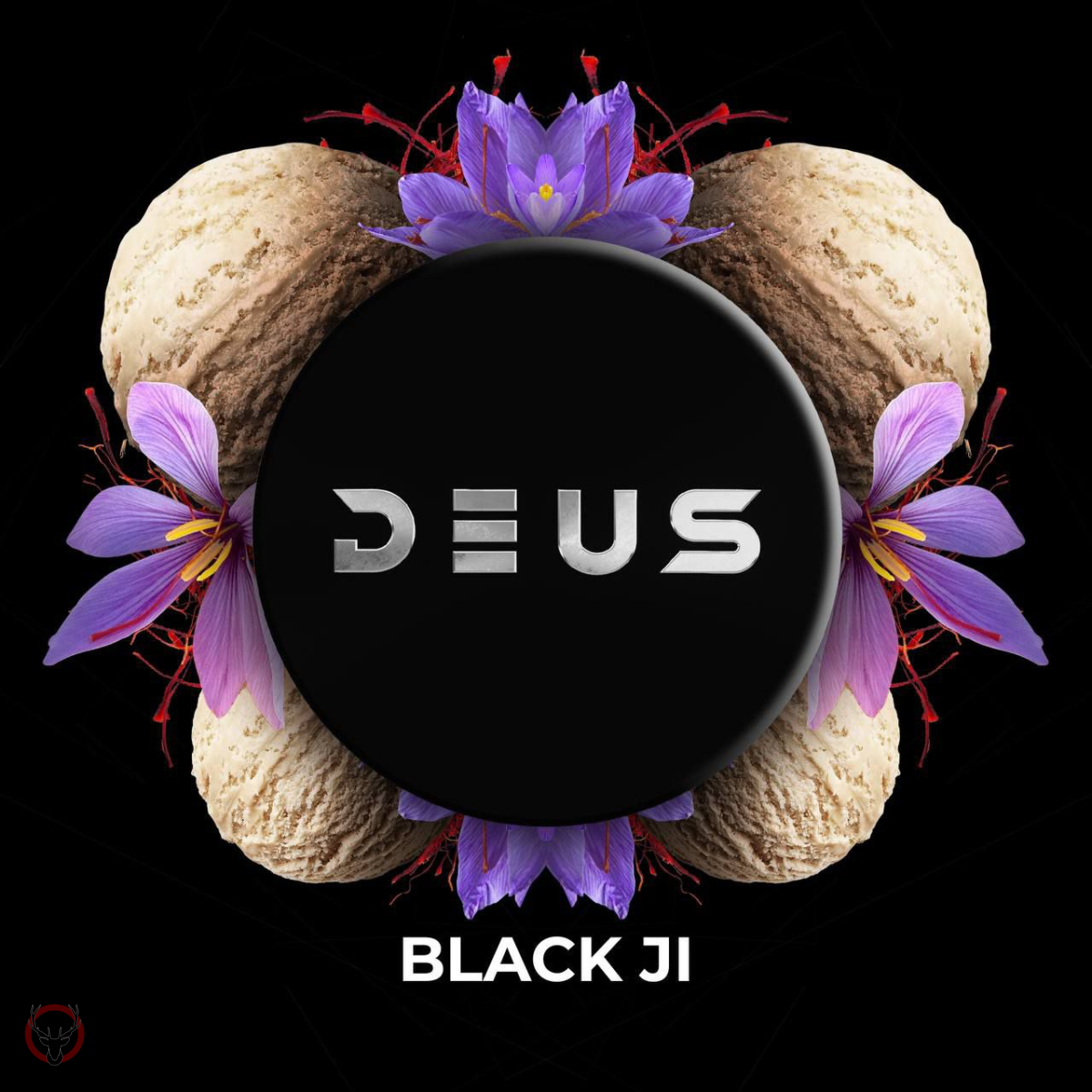 Табак Deus - Black JI (Мороженное с Шафраном) 30 гр.