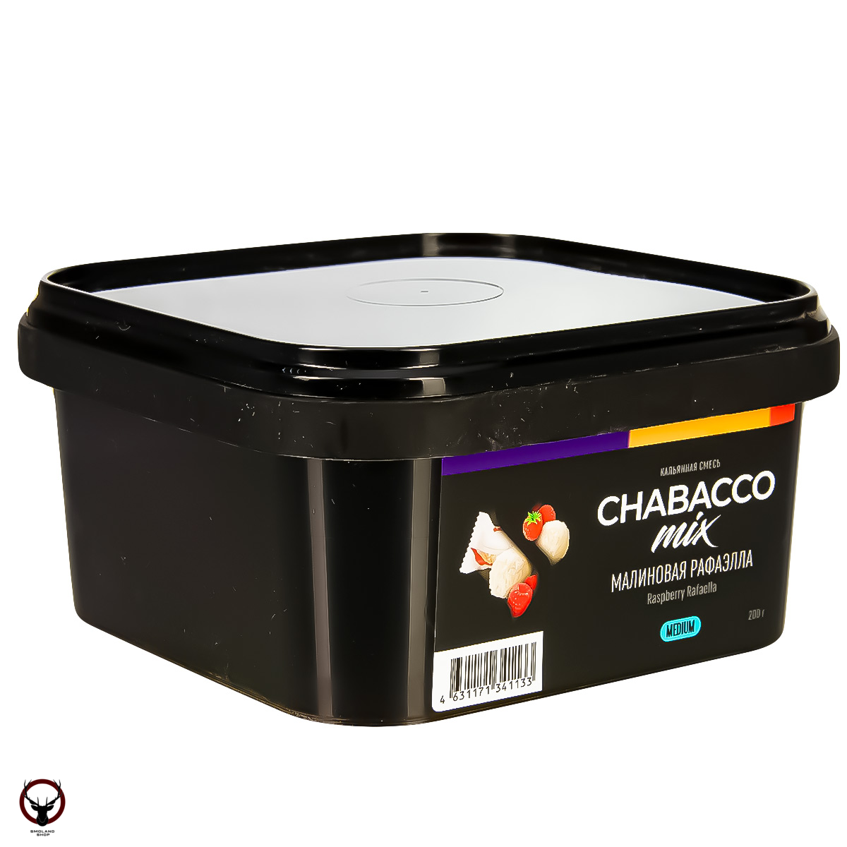 Chabacco Mix MEDIUM Raspberry rafaella 200гр МРК