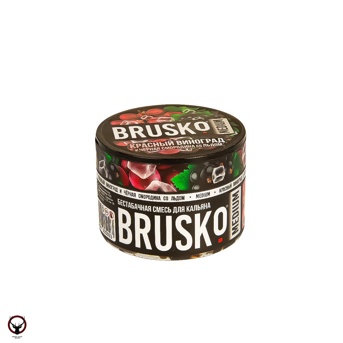 BRUSKO MEDIUM Красный виноград и чёрная смородина со льдом 50гр МРК