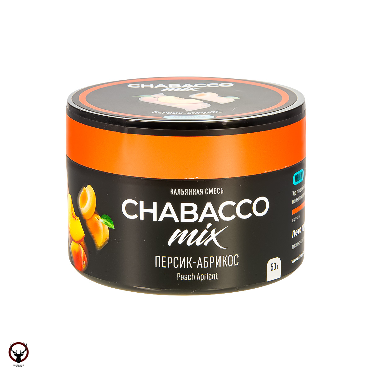 Chabacco Mix MEDIUM Peach apricot 50гр МРК