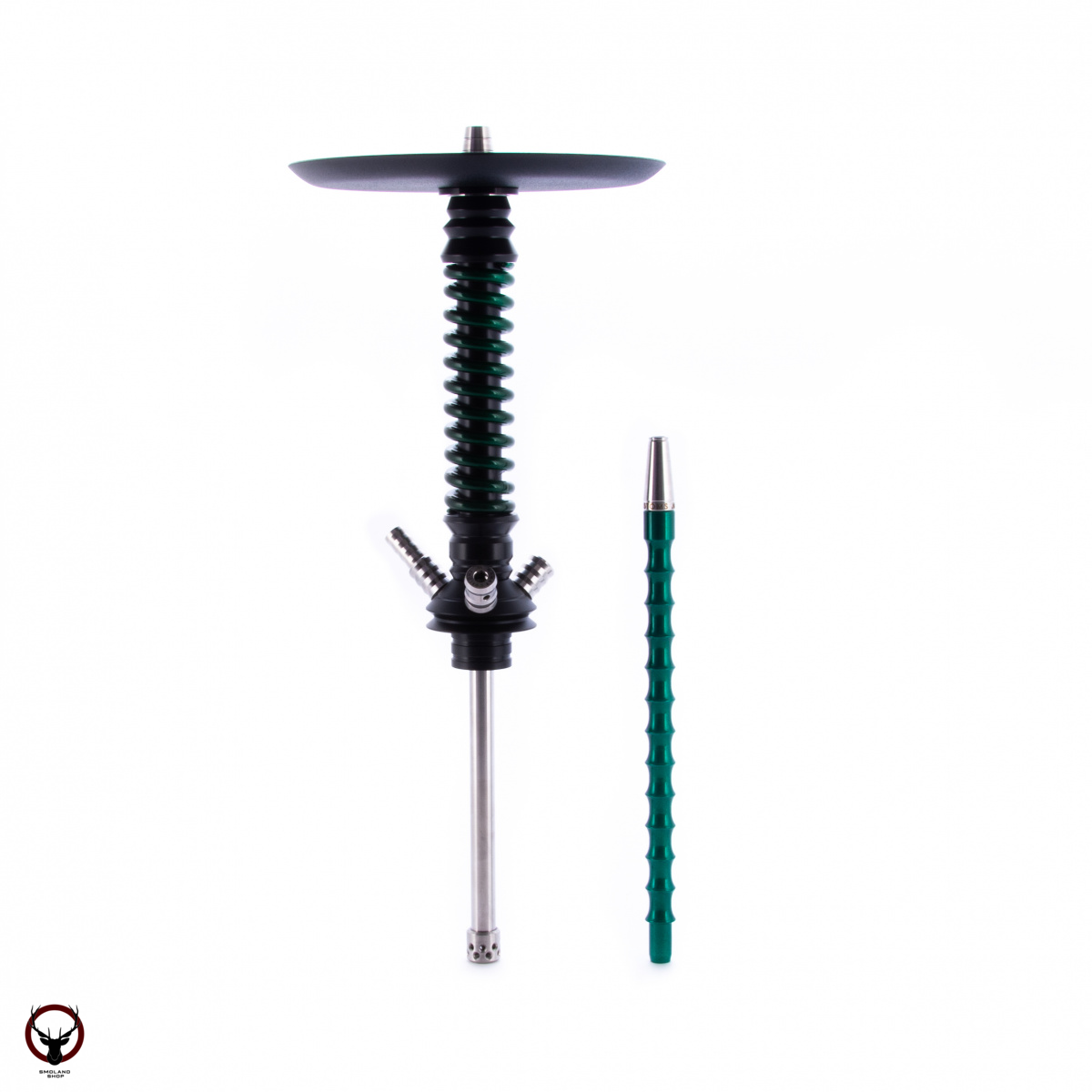 Кальян MAMAY CUSTOMS Coilovers MINI чёрно-зелёный лак (без колбы) гр. bus