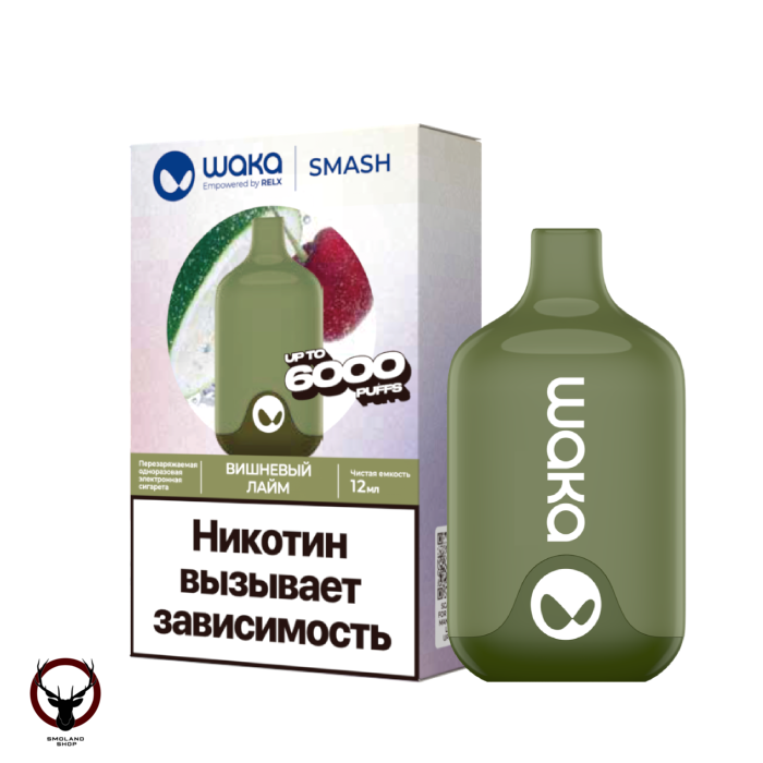 WAKA Вишнёвый Лайм (6000 затяжек) МРК