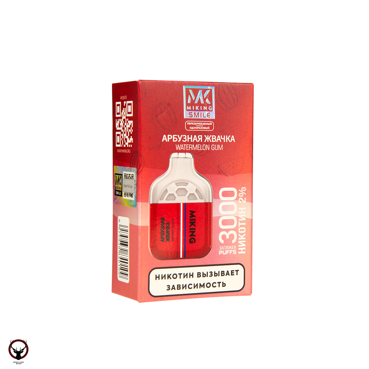 MIKING Watermelon gum (3000 затяжек) МРК