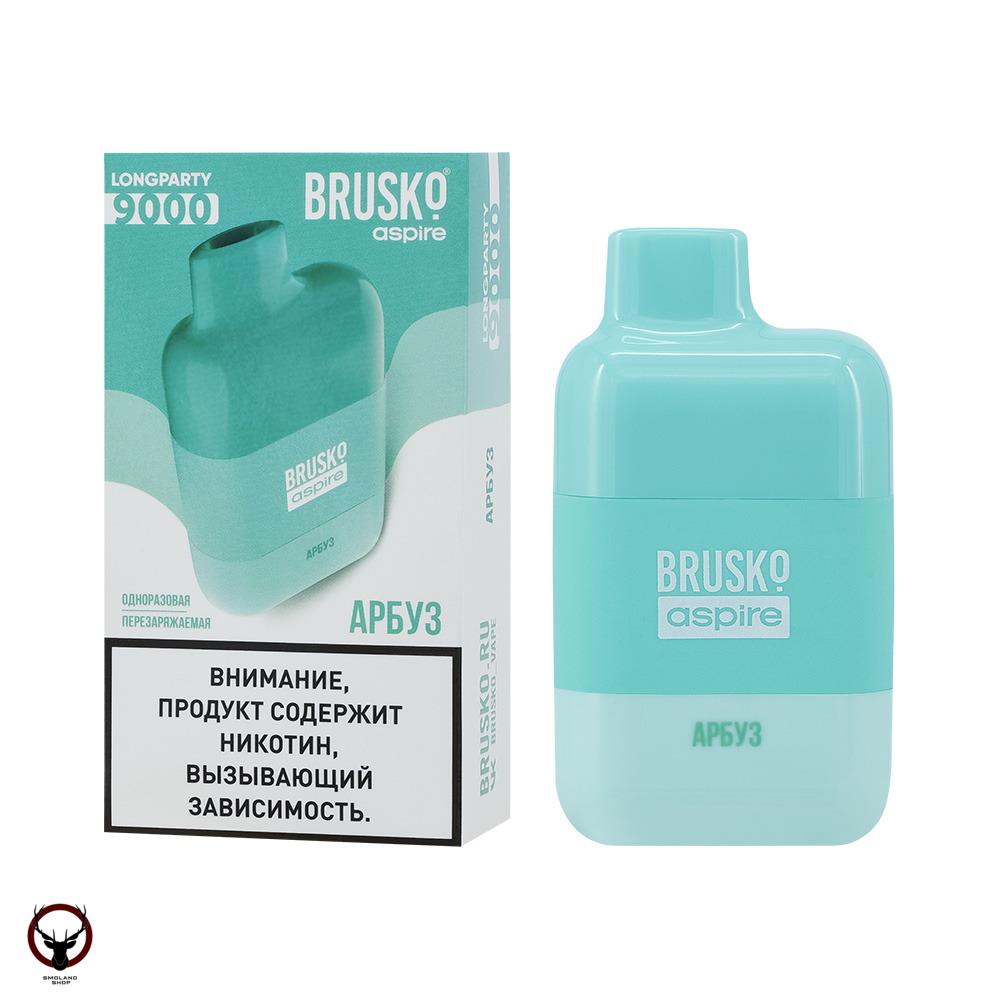 Электронная сигарета BRUSKO LONGPARTY Арбуз (9000 затяжек)