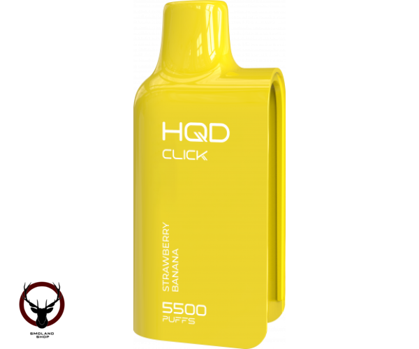 Картридж HQD CLICK Клубника Банан (5500 затяжек) МРК