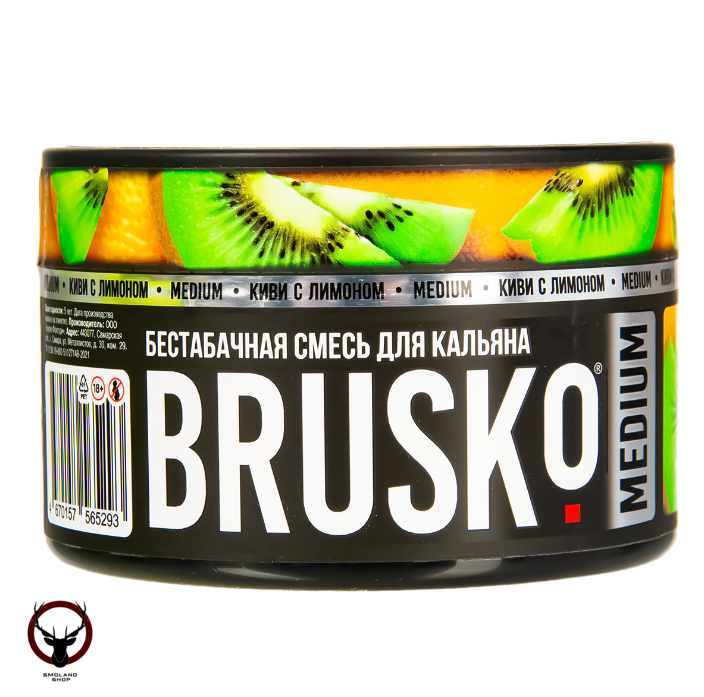 BRUSKO MEDIUM Киви с лимоном 250гр МРК