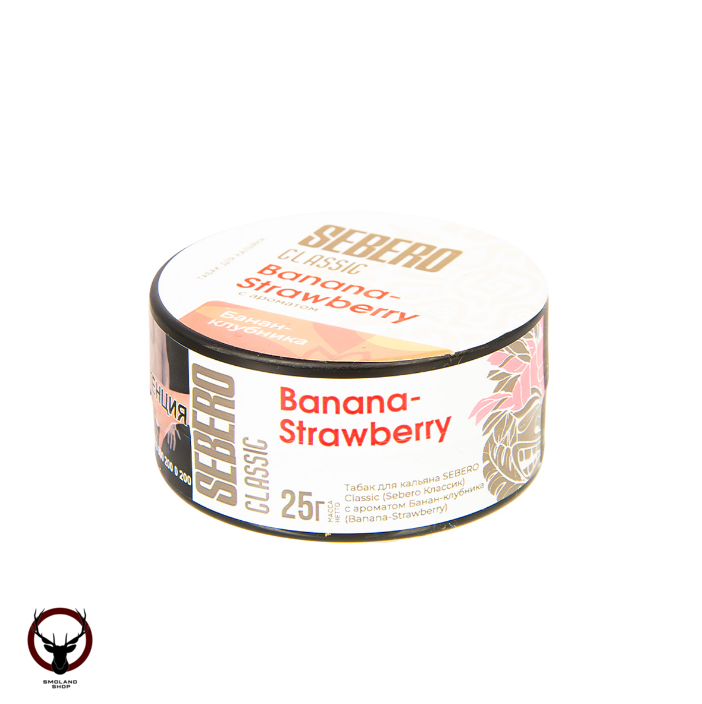 Табак для кальяна Sebero Banana - Strawberry 25гр