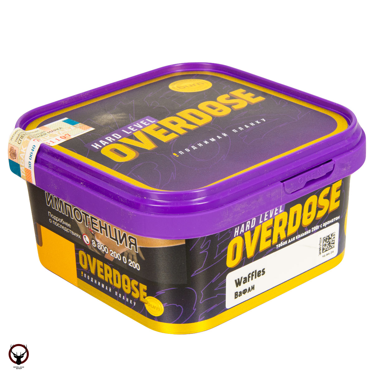 Табак для кальяна Overdose Waffles 200гр