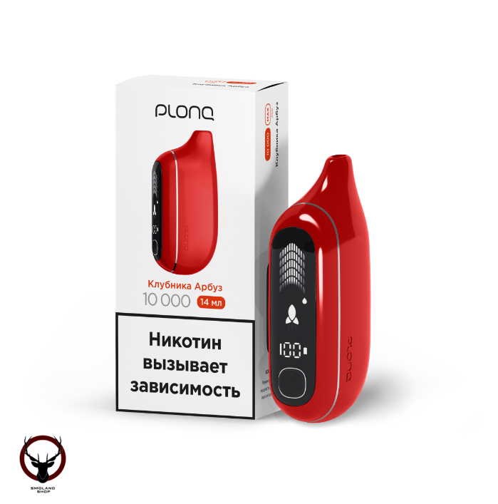 PLONQ MAX PRO Клубника арбуз (10000 затяжек) 20 мг МРК