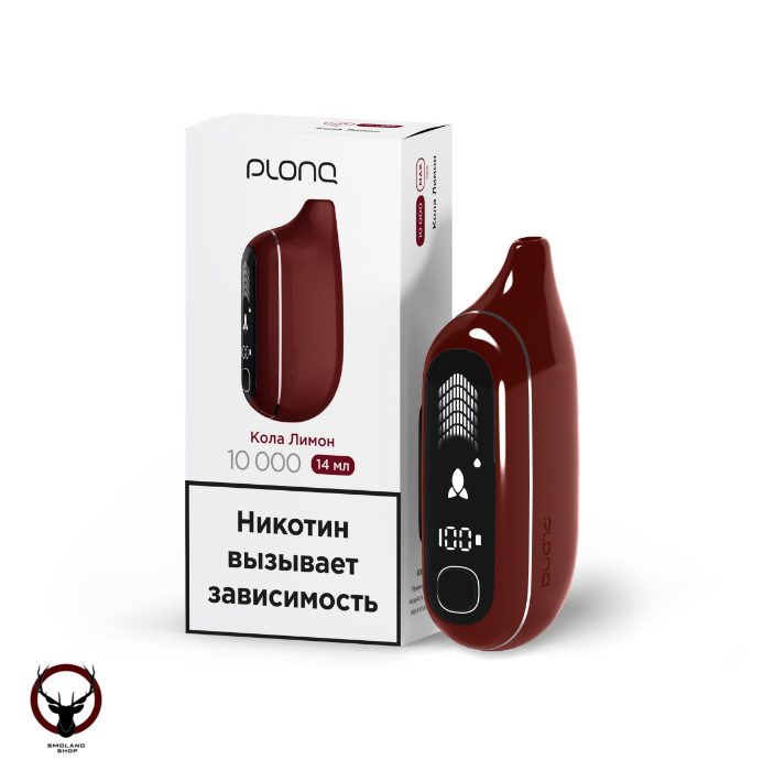 PLONQ MAX PRO Кола лимон (10000 затяжек) 20 мг МРК