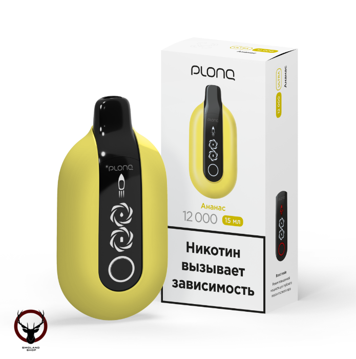PLONQ ULTRA Ананас (12000 затяжек) 20 мг МРК