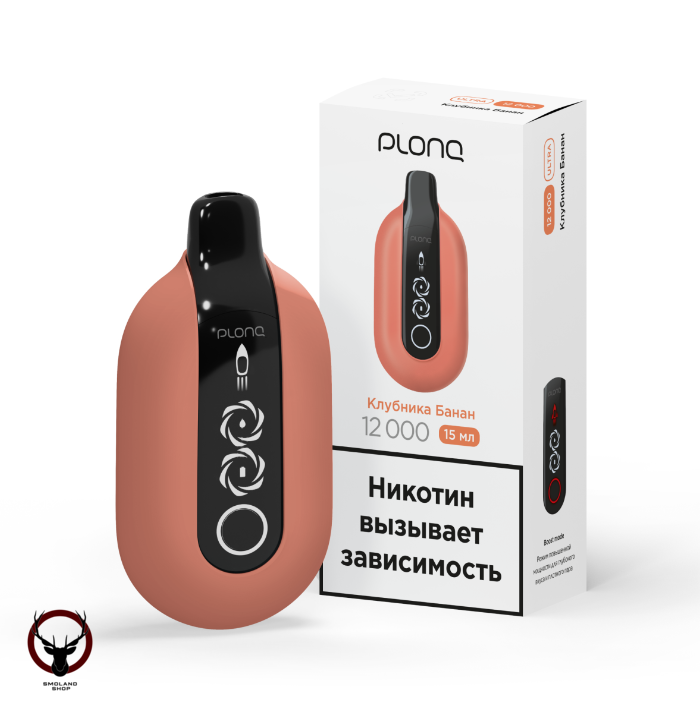 PLONQ ULTRA Клубника банан (12000 затяжек) 20 мг МРК